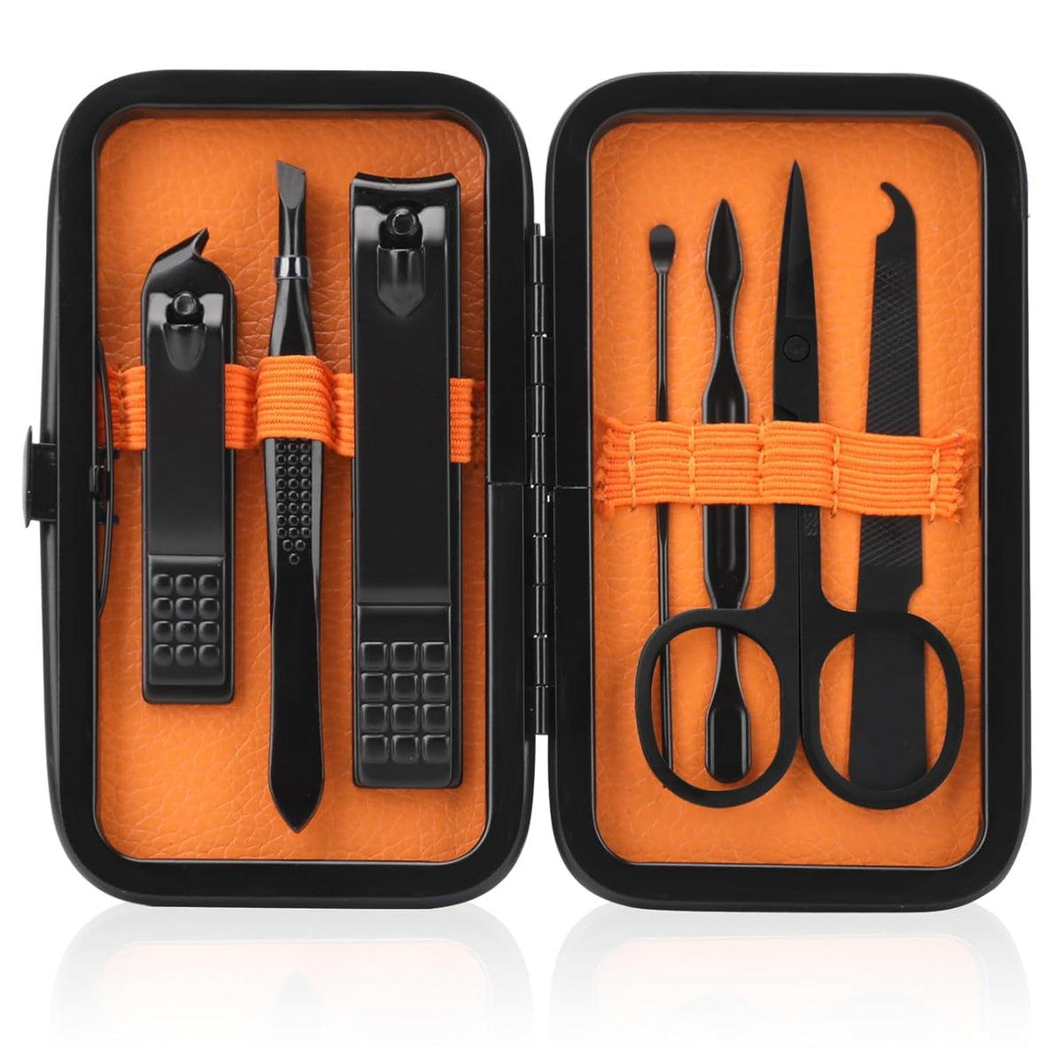 fenlebeneil front packaging showing sleek black orange case and brand appeal
