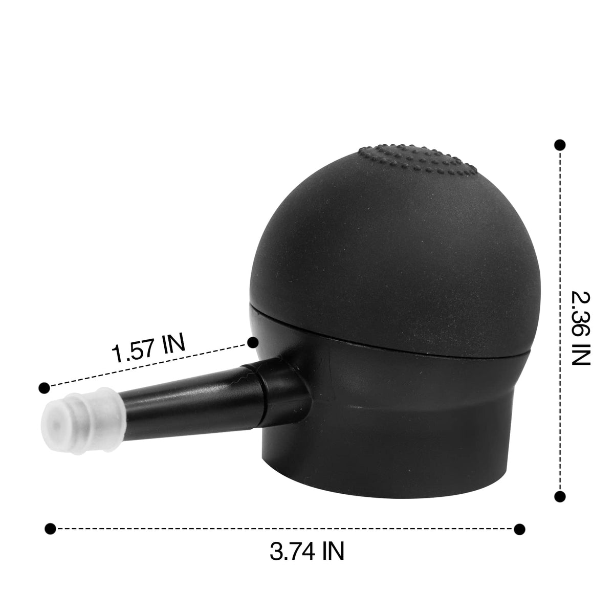 FENMOR close-up of silicone pump top highlighting comfortable press and control