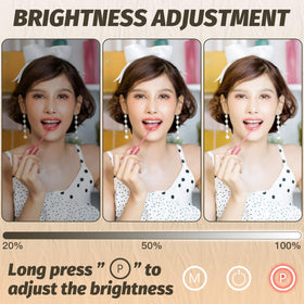 FENNIO touch control panel close-up with buttons for easy brightness control benefit