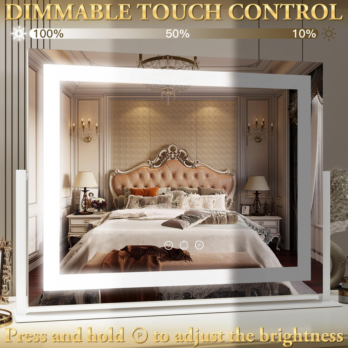 FENNIO smart touch controls and USB port visible for easy dimming and flexible power