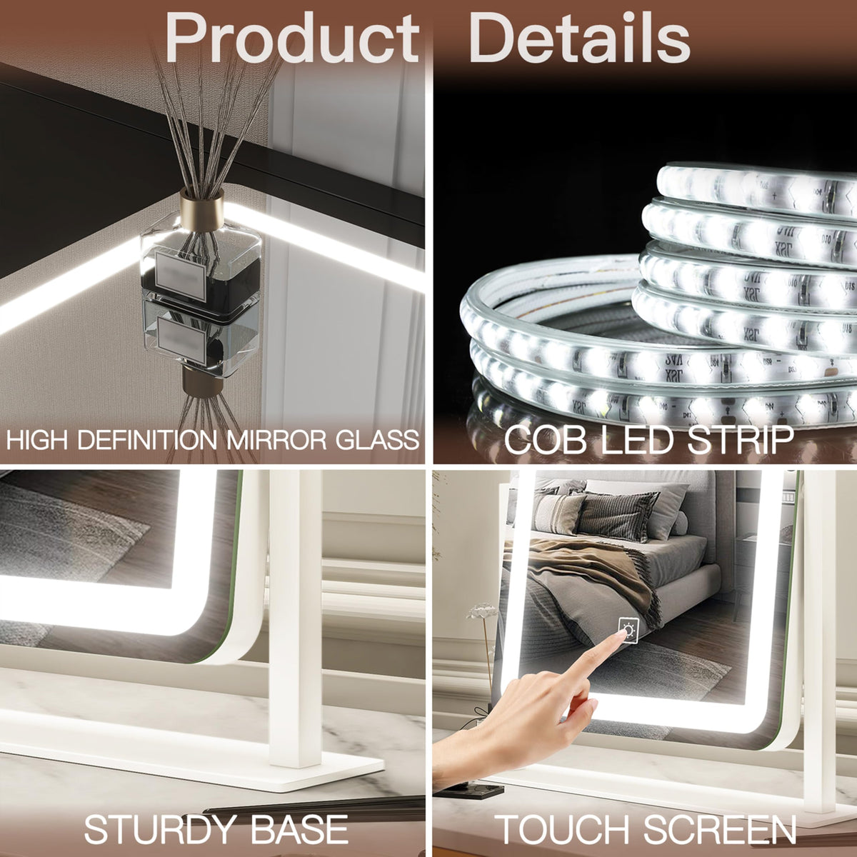 FENNIO in bedroom lifestyle setup providing flattering daily light
