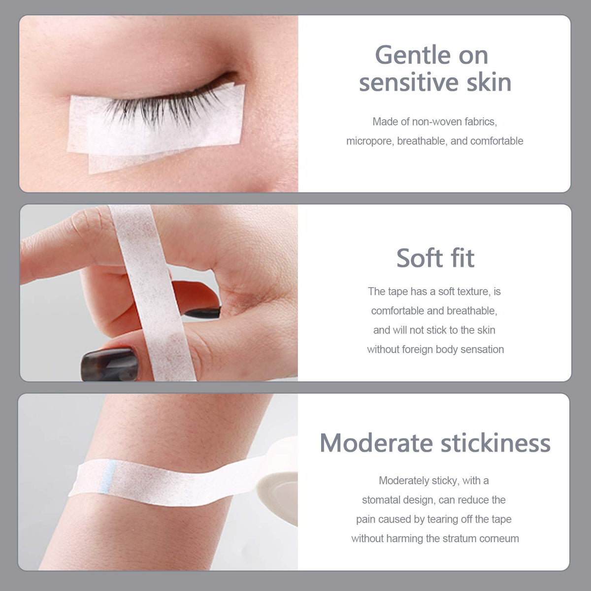 fenshine roll label highlighting size and breathable micropore