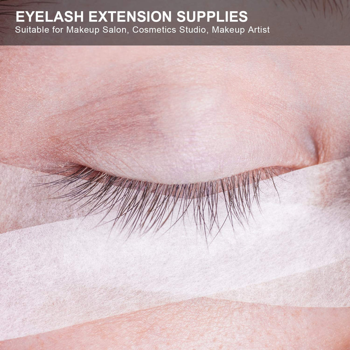 fenshine tape holding lashes during eyelash extension application