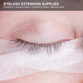 fenshine tape holding lashes during eyelash extension application