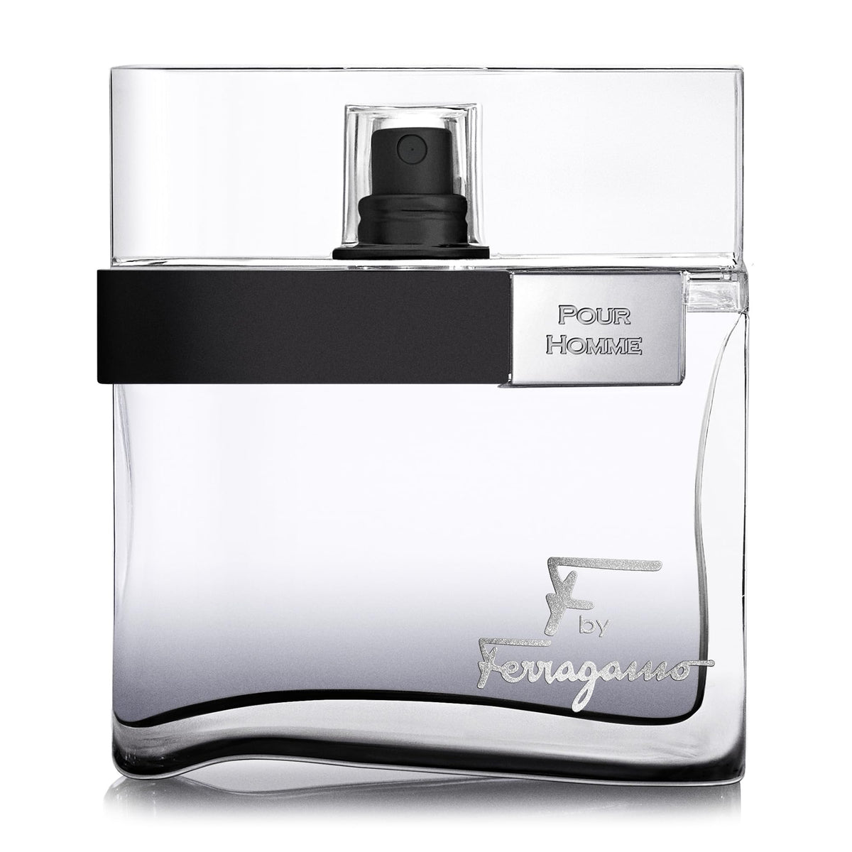Ferragamo front bottle showing sleek design and bold fragrance presence