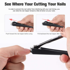FERYES clippers neatly placed in metal case for organized travel