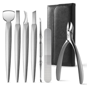FERYES front view leather case showing organized portable tool storage and protection