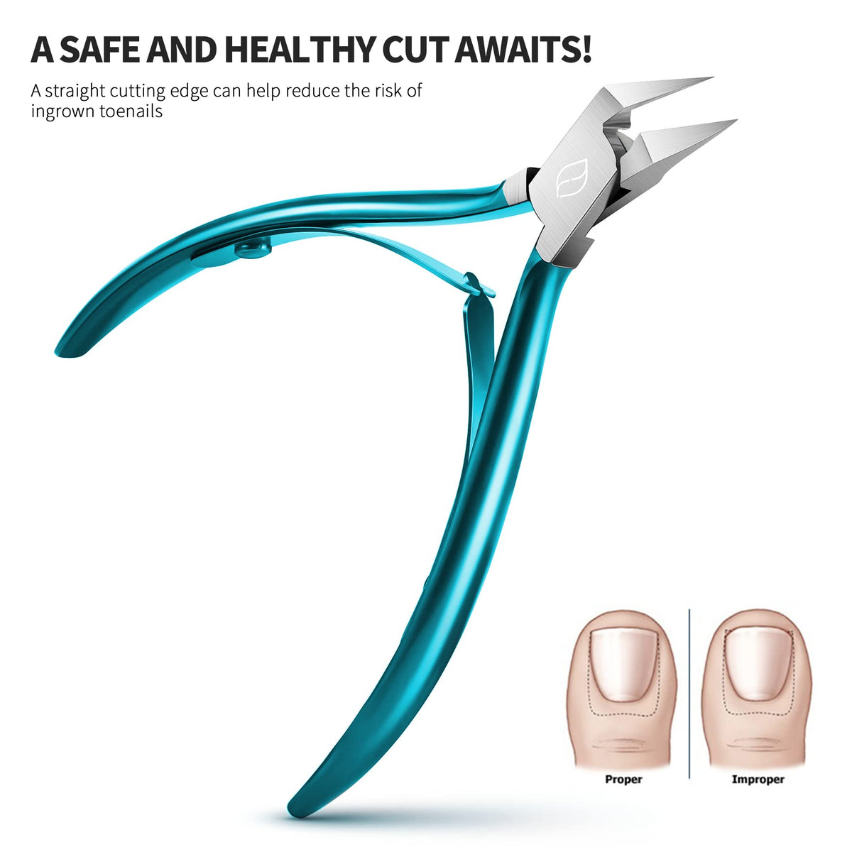 FERYES close-up of sharp pointed tip offering careful ingrown nail removal