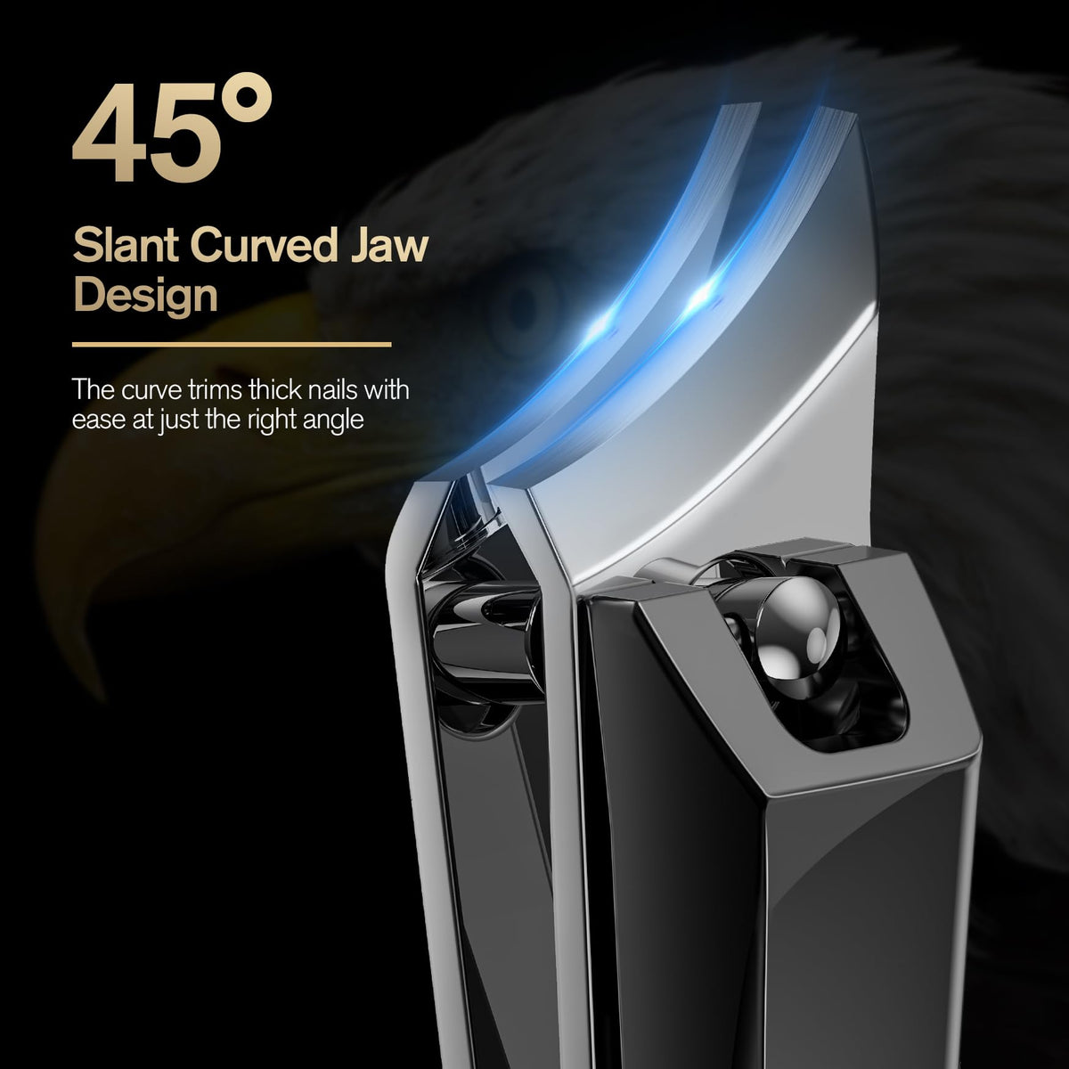 FERYES pointed tip detail enabling accurate trimming in nail grooves