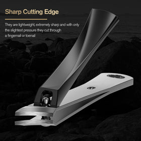 FERYES clipper beside ruler showing compact size and control benefits