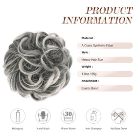 FESHFEN close-up of wavy synthetic fibers highlighting soft texture and blendability