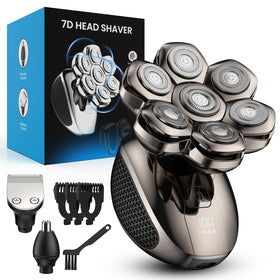 feysfew head shaver front view showing ergonomic shape and clean design benefit