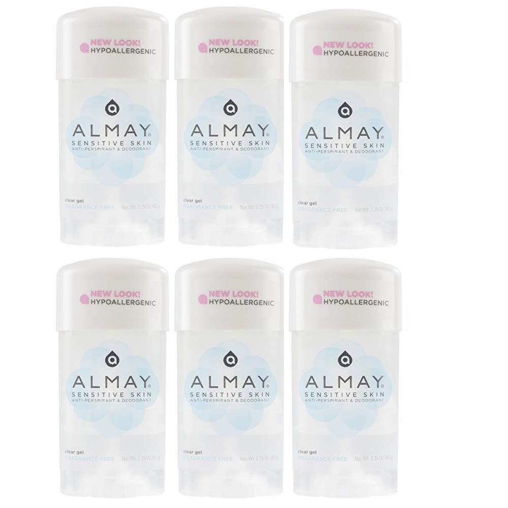 FF Almay clear gel front packaging shows product and size, offers easy selection
