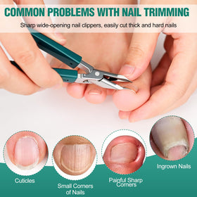 FFyeiiy nano-glass file polishing nail edge for smooth finish and lasting shine benefit