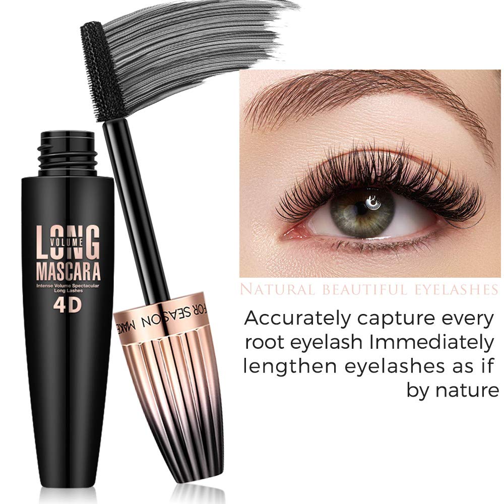 FGHJ mascara with common objects to show size and portability for on-the-go use