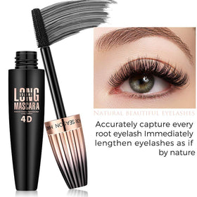 FGHJ mascara with common objects to show size and portability for on-the-go use
