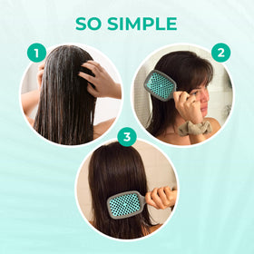 FHI Heat UNbrush easy cleaning demonstration removes hair and product buildup quickly
