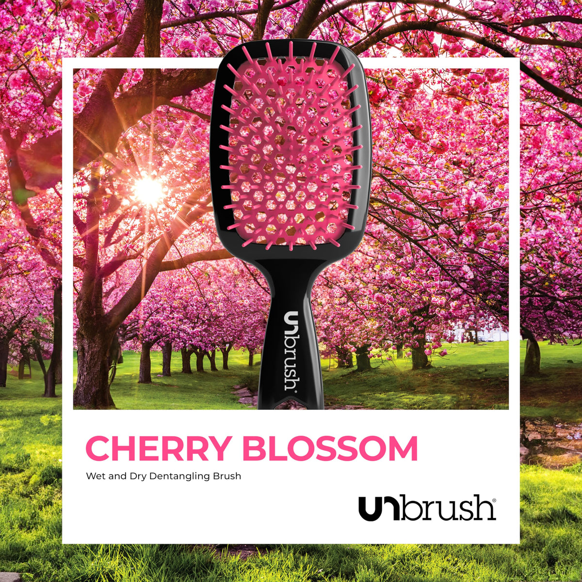 FHI Heat UNbrush brushing dry curls to smooth frizz and define texture