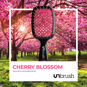 FHI Heat UNbrush brushing dry curls to smooth frizz and define texture