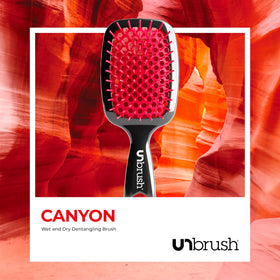 FHI Heat Unbrush during blow-drying illustrating reduced styling time