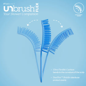 FHI Heat close-up of DuoFlex bristles highlighting gentle detangling action