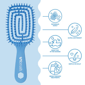 FHI Heat brush spreading conditioner evenly for faster, smoother styling