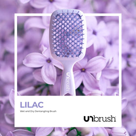 FHI Heat UNbrush styling curly hair showing smooth finish and minimized frizz