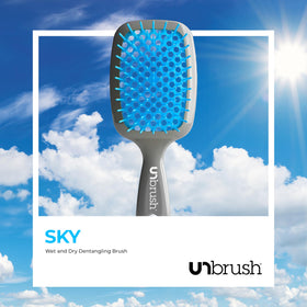 FHI Heat UNbrush smoothing dry curly hair to reduce frizz and define curls
