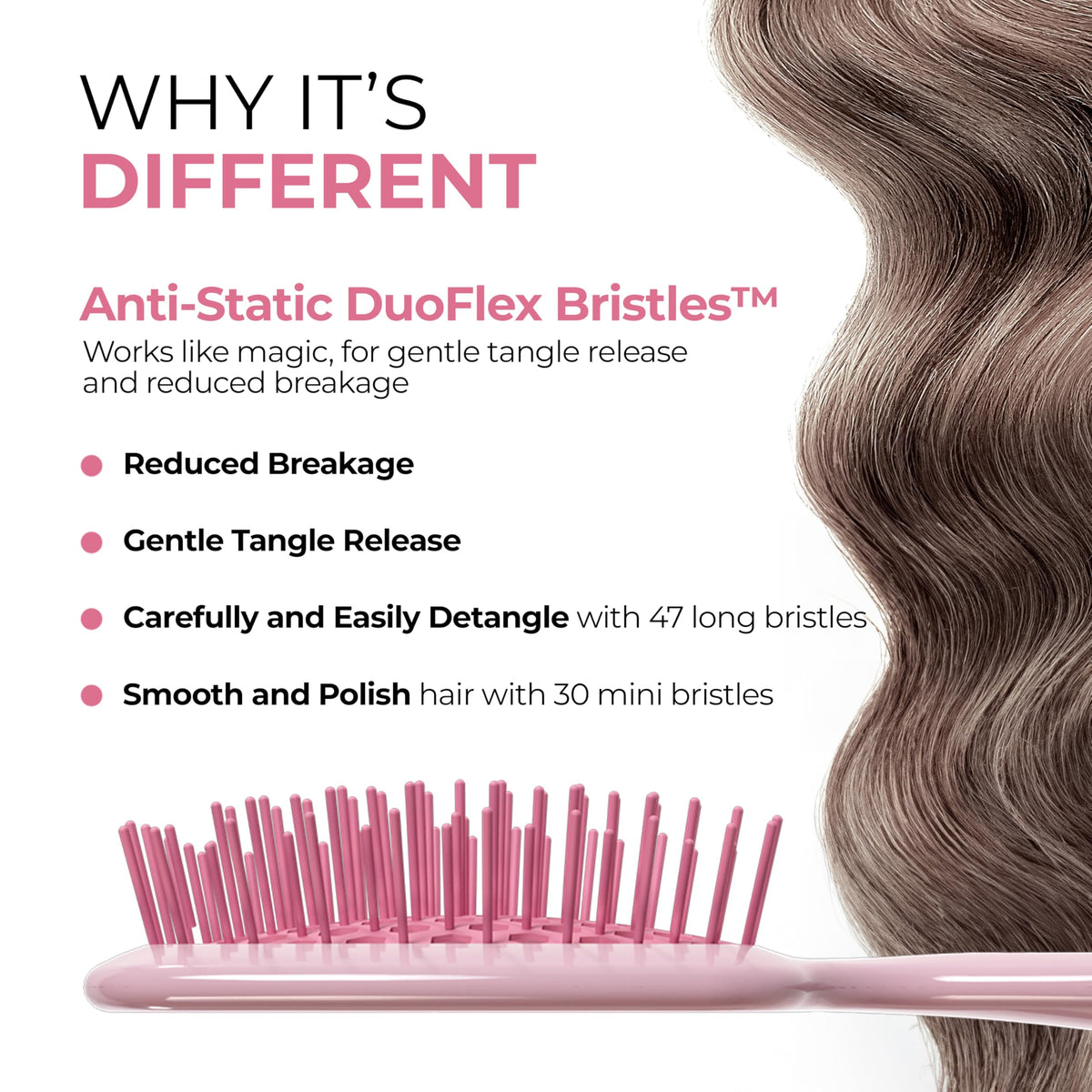 FHI Heat UNbrush Mini backless vented cushion detail boosting airflow to speed drying