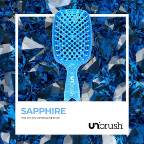 UNbrush in travel pouch ready for trips, compact design for on-the-go grooming