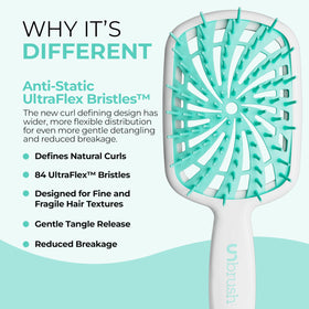 FHI Heat close-up of 84 UltraFlex bristles showing gentle detangling action