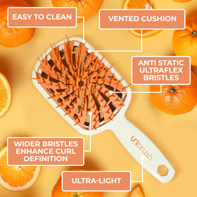 FHI Heat brush styling dry waves to define curls and reduce frizz benefit