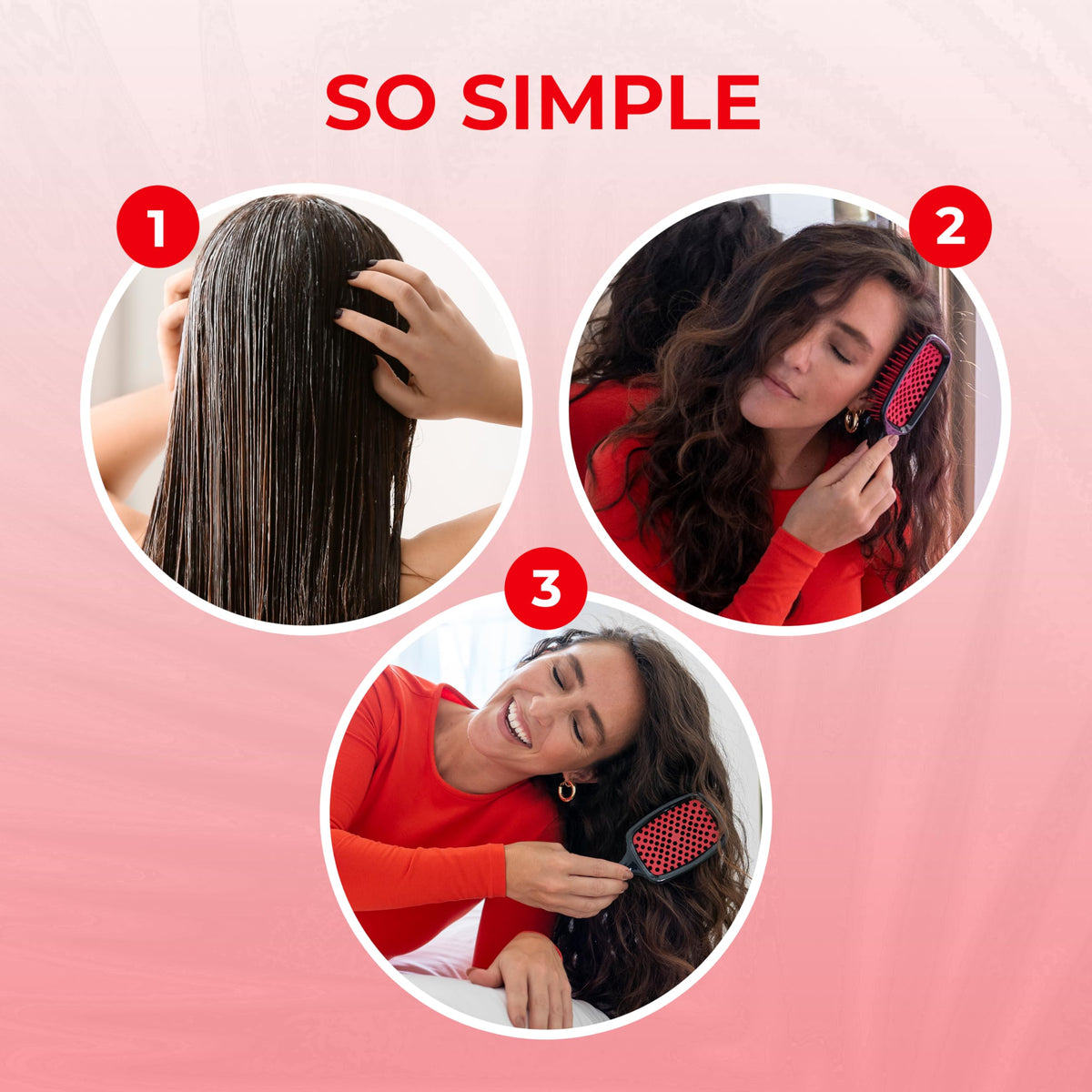 FHI Heat Unbrush beside hand showing compact size for travel convenience