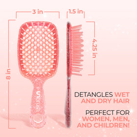 FHI Heat UNbrush vented back detail demonstrating airflow for faster drying