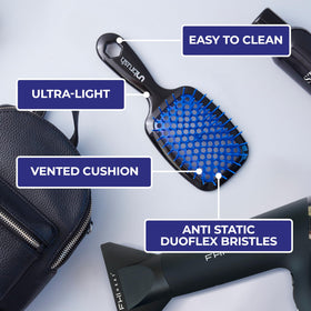 FHI Heat UNbrush brushing wet hair after shower to detangle with minimal breakage
