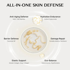 Ficeco applied to cheek demonstrating smooth finish and hydration