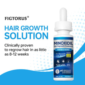 FIGTORUS dropper dispensing serum onto scalp for precise application and minimal waste