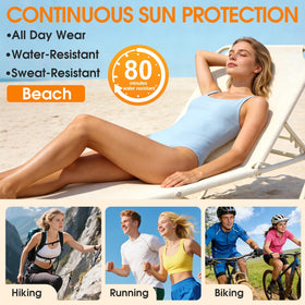 FILWY sunscreen in travel pouch showing portability for sports