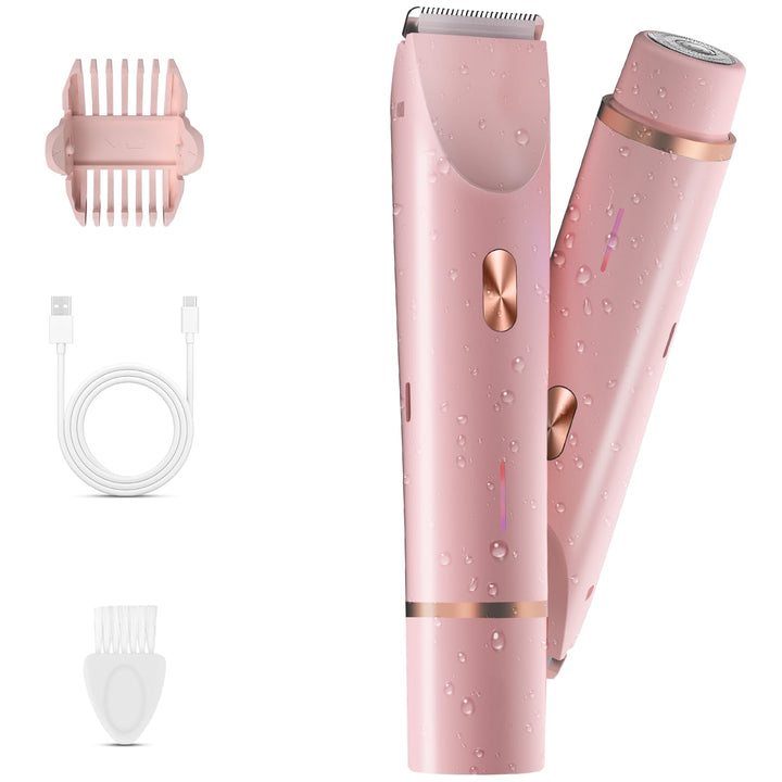 FIMOSON bikini trimmer front view showing compact design and easy grip benefit