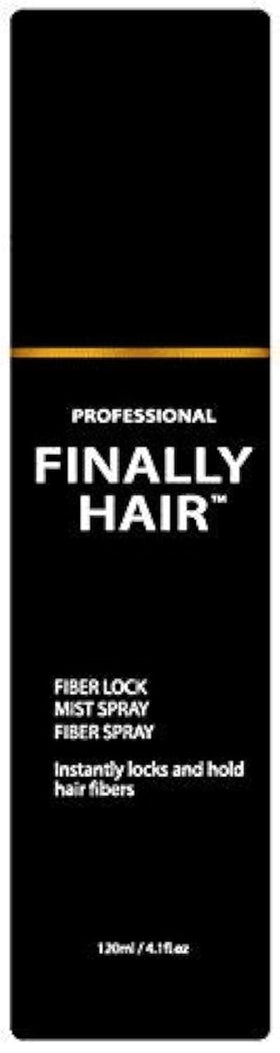 Finally Hair front bottle showing label and 120ml size for confident hold