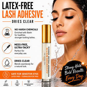 Fine Threads Pro brush applicator close-up for precise, quick lash placement