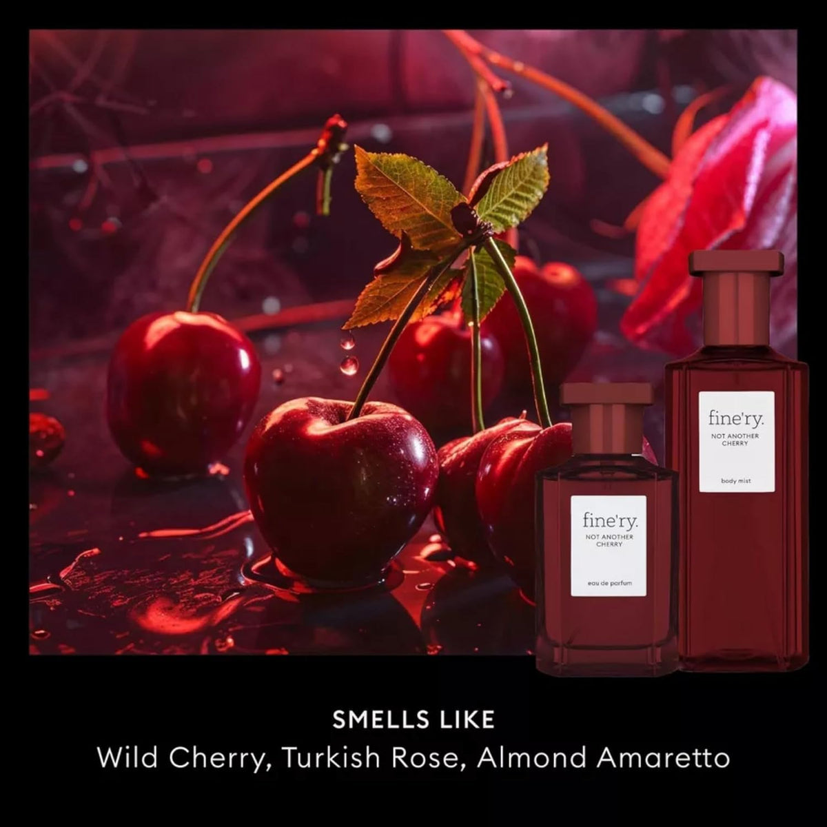 Fine'ry packaging detail highlighting label and luxurious minimalist presentation benefit