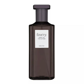 Fine'ry front bottle showing label and elegant mist, highlights premium appeal