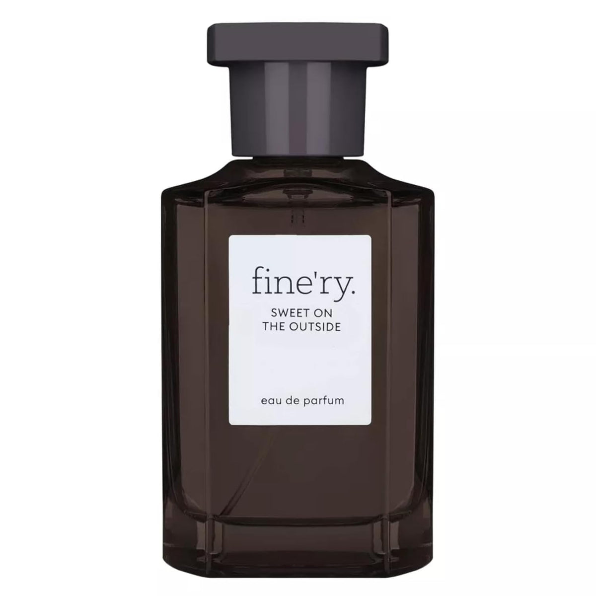 Fine'ry bottle front packaging showing elegant design and luxury feel