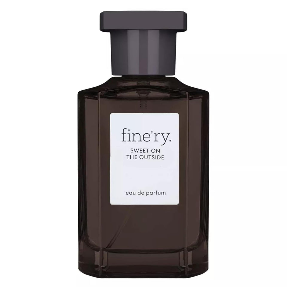 Fine'ry bottle front packaging showing elegant design and luxury feel