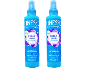 FINESSE front packaging showing extra hold and shine benefits