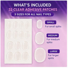 Finga-Nails gentle removal step showing safe peel-off and residue cleaning