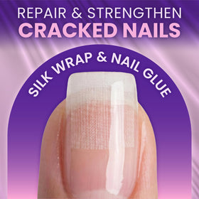 Finga-Nails silk wrap close-up showing fine weave for discreet support