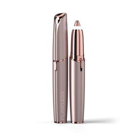 Finishing Touch front view showing compact razor for precise brow shaping