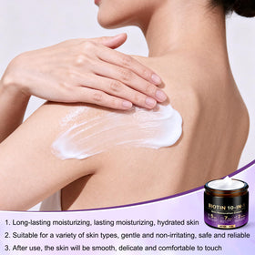 Finturo cream being applied to hand demonstrating easy absorption